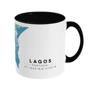 LAGOS COLOUR MAP TWO TONE MUG